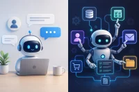 Agenci AI vs chatboty — czym się różnią i co wybrać do firmy?