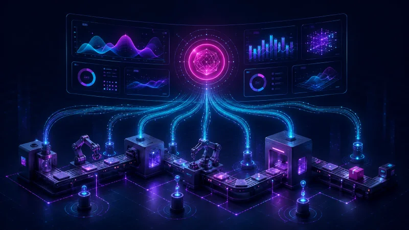 Automatyzacja procesów produkcyjnych — AI i n8n w produkcji 2026